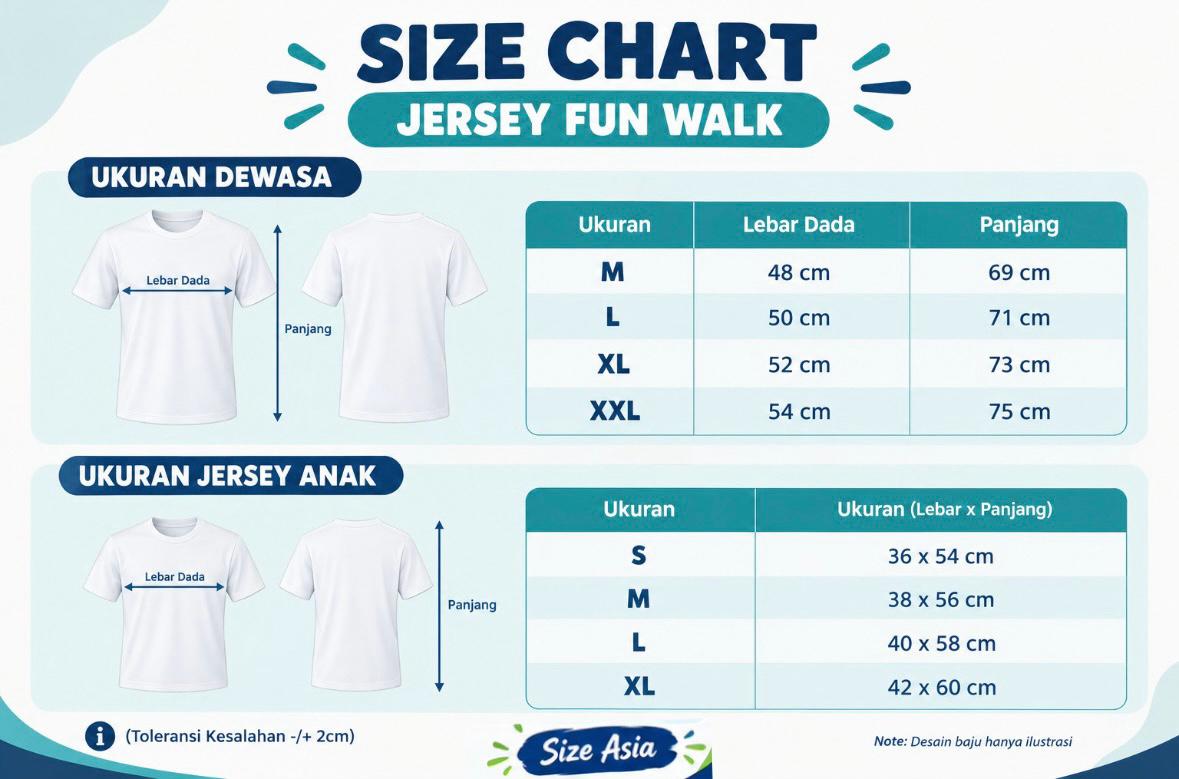 Jersey Fun Walk UAI 2026