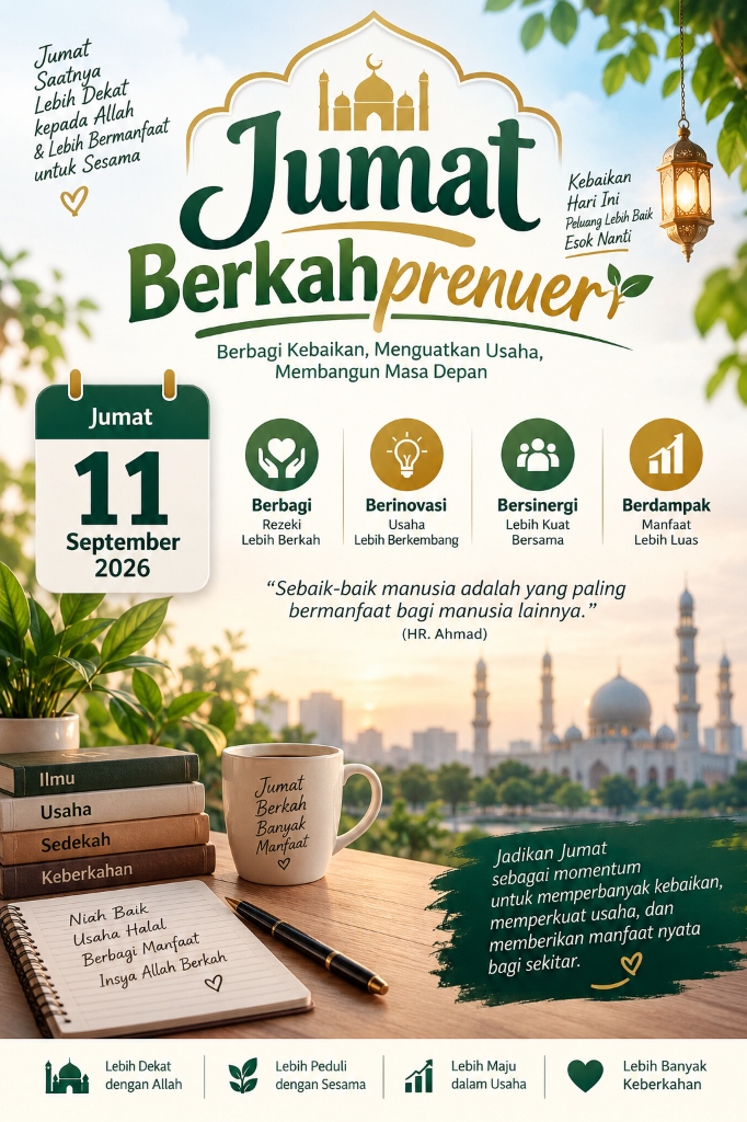 Jumat Berkahprenuer September 26 Poster Resmi